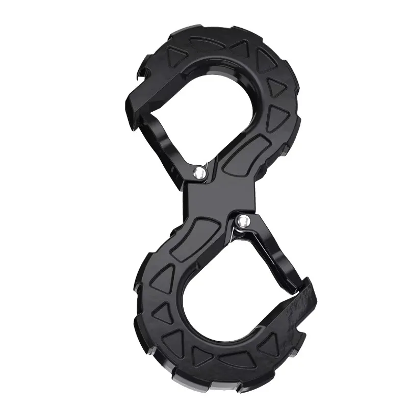S-type tow hook anti-loose buckle forging integrated molding multi-function