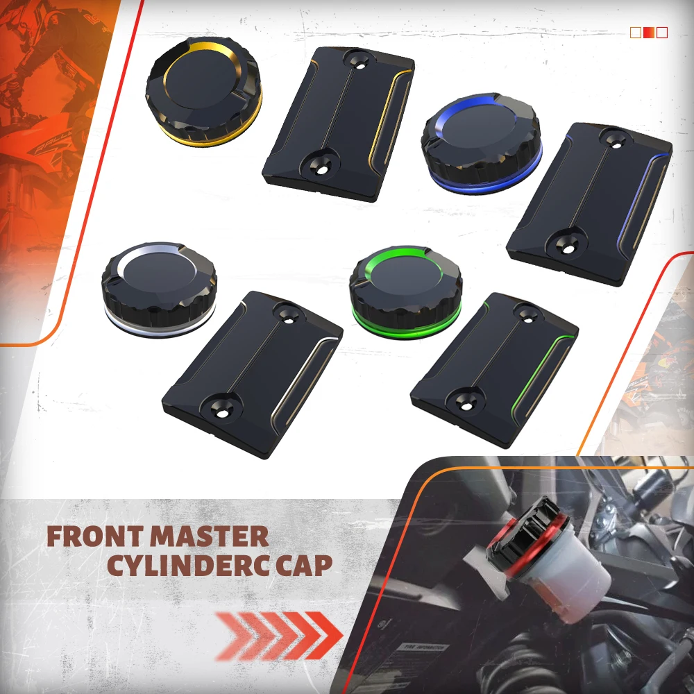 

For Universal Vehicle Model CNC Aluminium Motorcycle Accessories Front Brake Reservoir Fluid Tank Oil Cup Cover Protection Parts