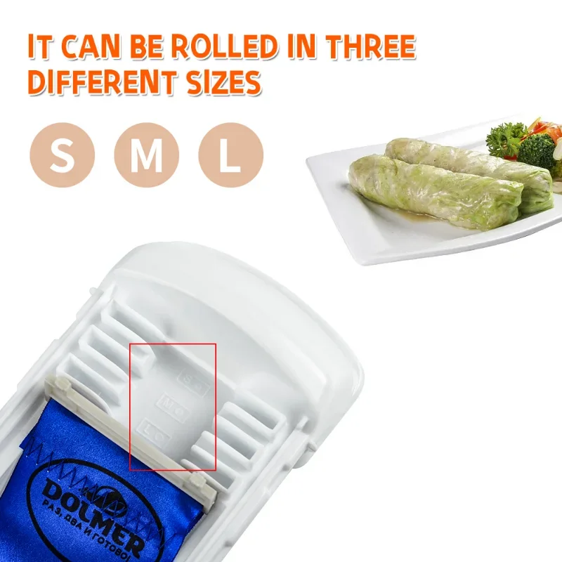 Creativity Cabbage Leaf Rolling Tool Vegetable Meat Roll Stuffed Grape Yaprak Sarma Dolmer Roller Machine Kitchen Accessories