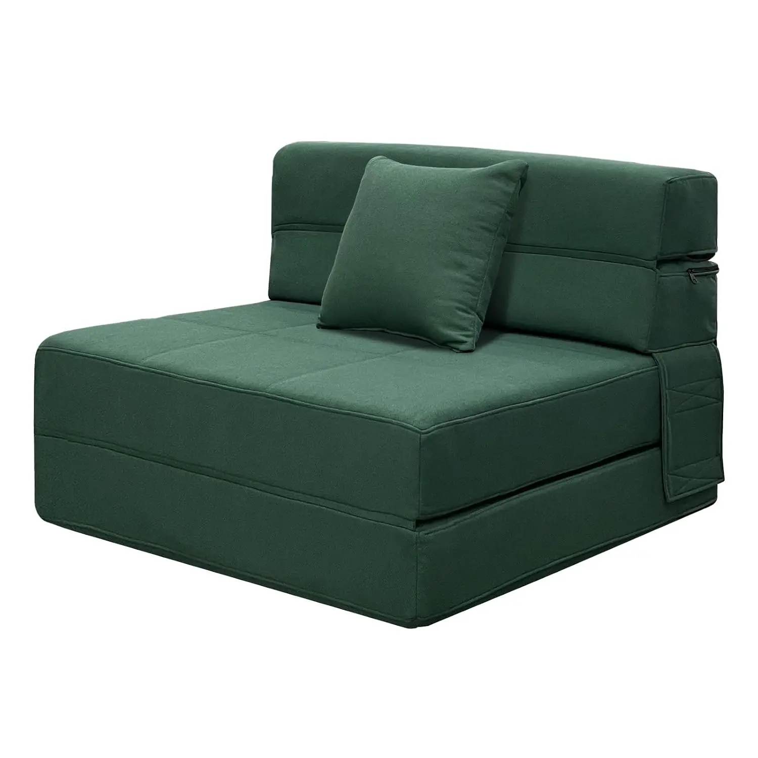 Memory Foam Fold Out Sofa Bed with Pillow Twin Size Futon Couch, Customized