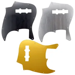 Professional 10 Holes 4 String Jazz Bass Pickguard Scratch Plate For Jazz Bass Anti-scratch 4 Ply Or 3 Ply Pick Guard Aluminum