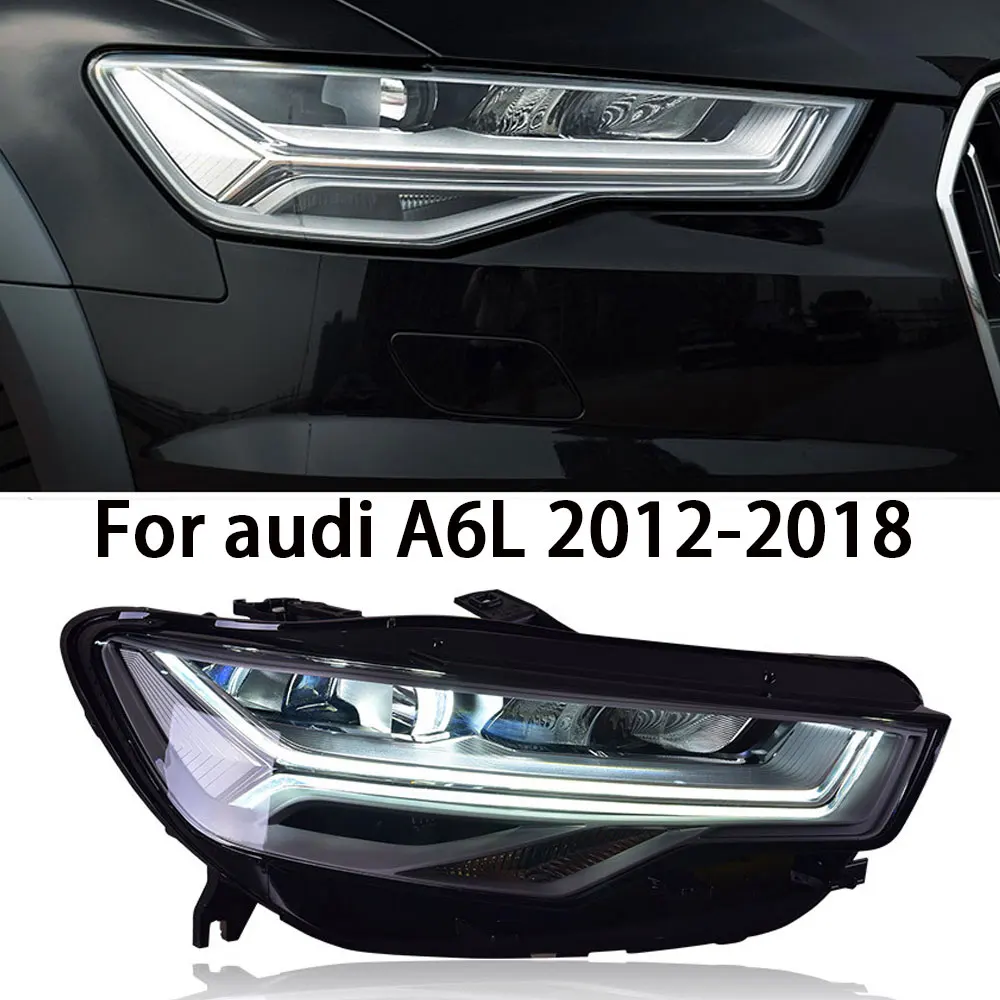 

Автомобильные аксессуары для 2012-2018 Audi A6 C7/PA, светодиодные фары в сборе, улучшенная матрица высокой конфигурации, Стайлинг DRL, передние фары