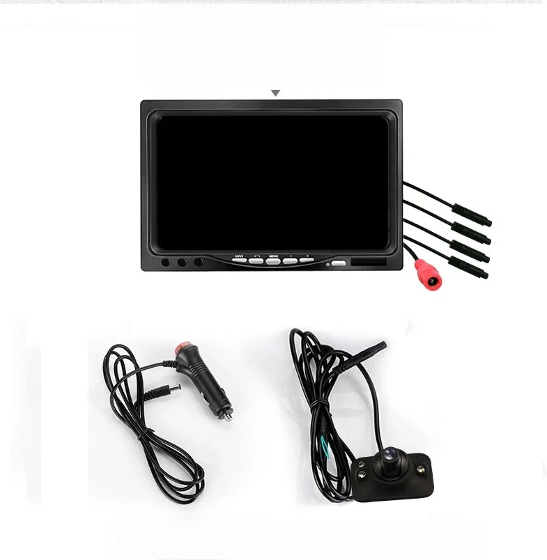 

7-Inch 4-segment car display + 4 photosensitive car cameras 360 panoramic reversing image system