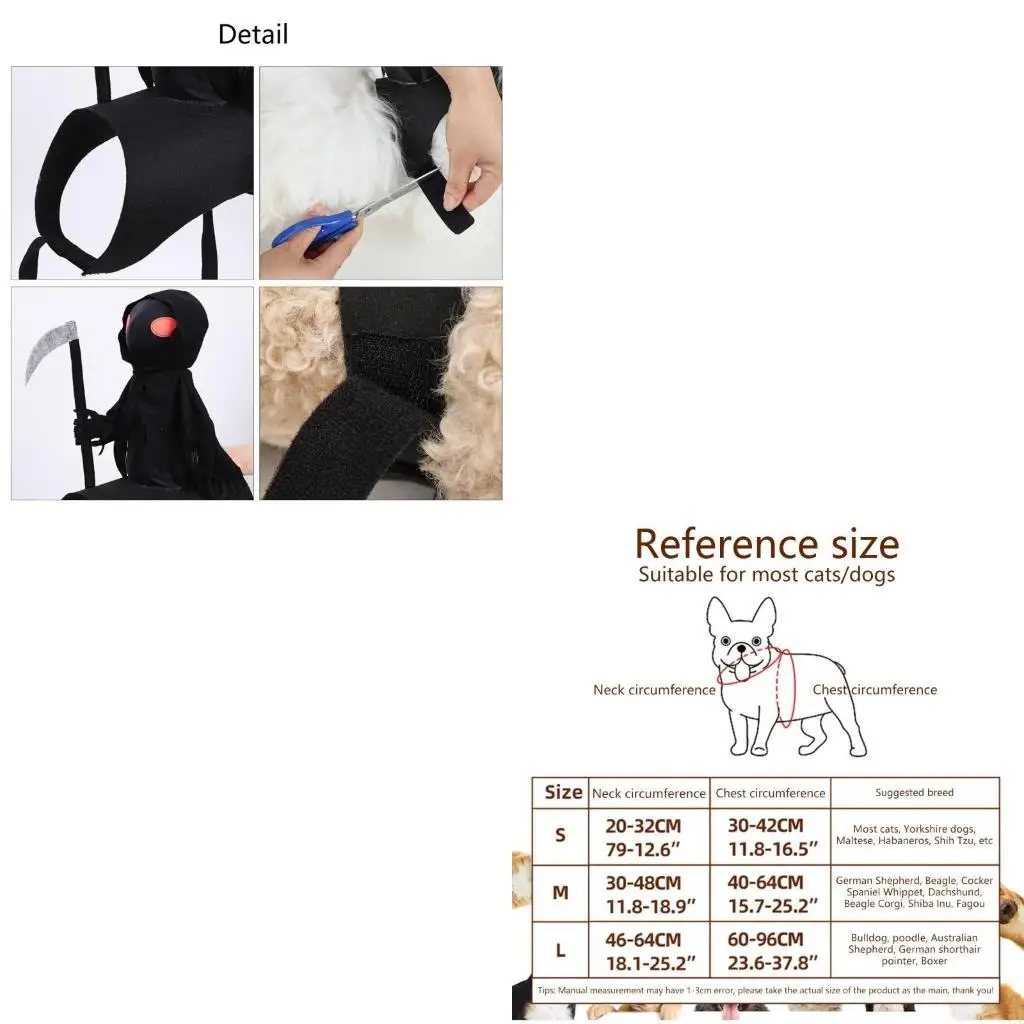 

X4YE Happy Halloweens Transform Coat Outfits Novelty Clothing Festival Dog Costume