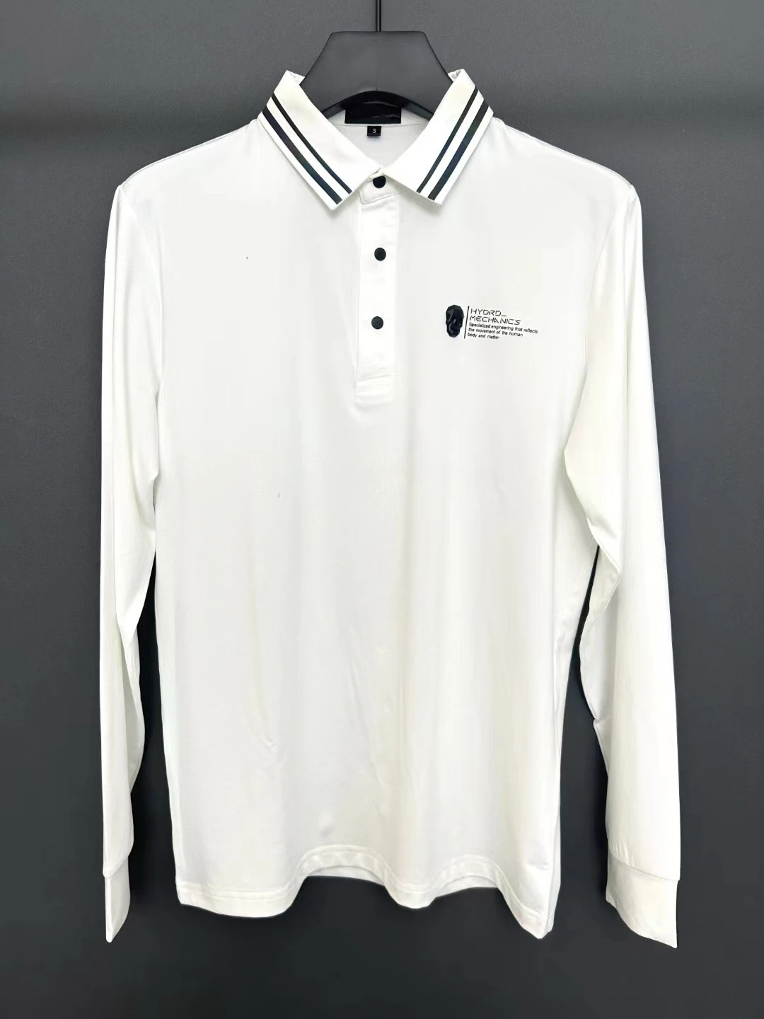 2026 New Golf Clothing Men's Lapel Long Sleeved Summer Autumn Sports High-end Golf Shirt