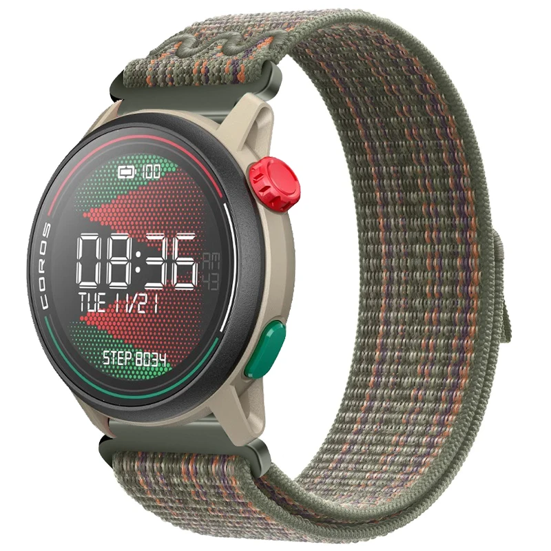 22mm 20mm cinturino in nylon per SUUNTO verticale 2-1/Race 2-S/run braccialetto regolabile COROS APEX 4 42mm/PACE 4-Pro Sostituisci Correa
