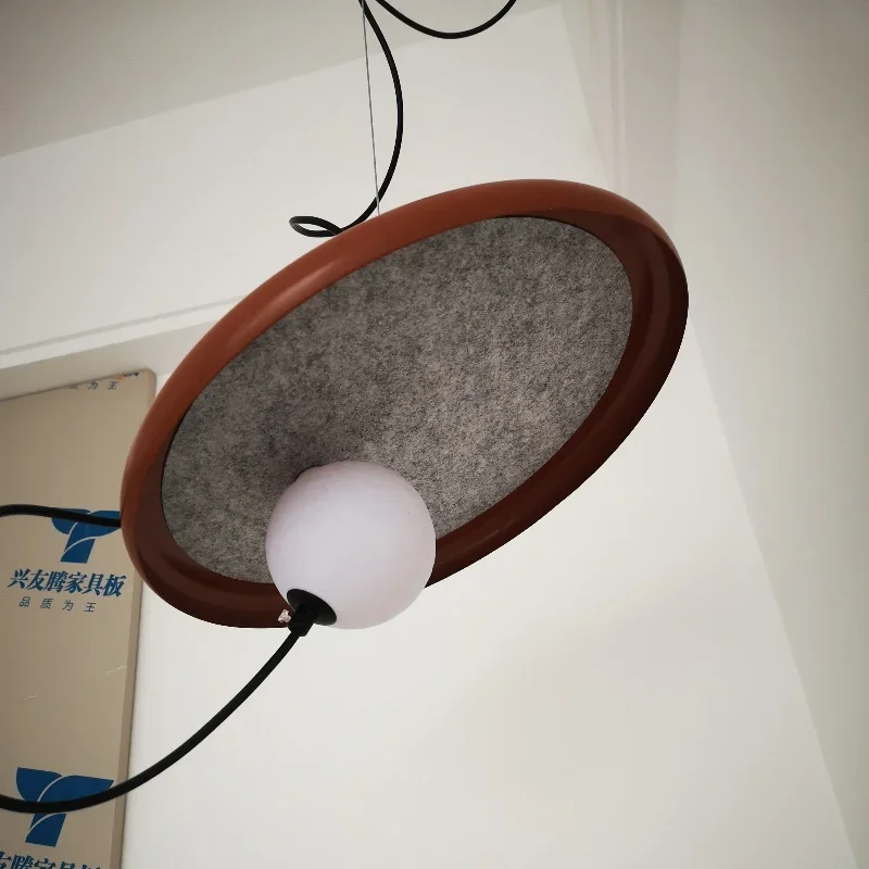 Danish minimalist restaurant circular magnetic pendant lights modern living room bedroom bedside bar table hanging lamps fixture
