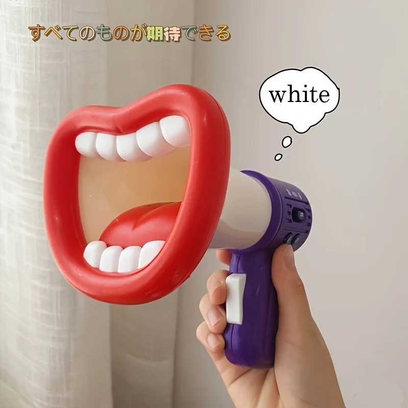 Multi-functional voice changer - megaphone with voice effects - cool prank gift - batteries not included - handle color random