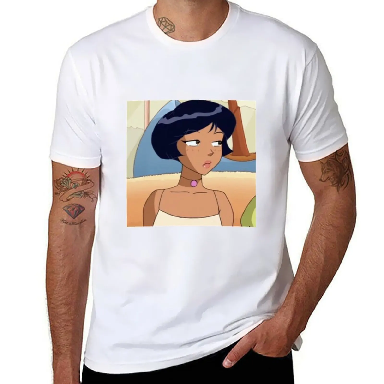 

totally spies T-Shirt man t shirt designer t shirts for man cotton soft cotton t shirt pack T-Shirt