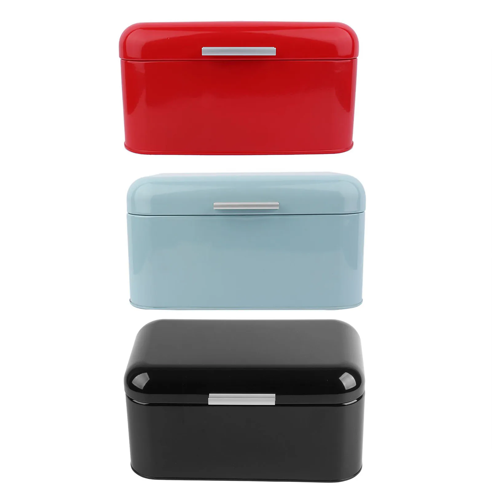 

Bread Container Bread Storage Box Metal Bread Box Color Retro Metal Bread Bin Box Large Capacity Kitchen Storage Container