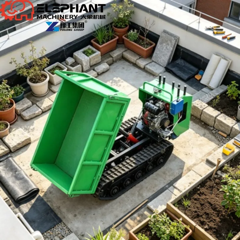 2026 Versatile CE Mini Crawler Type Transport Dumper Truck Loader Mini Crawler Machine