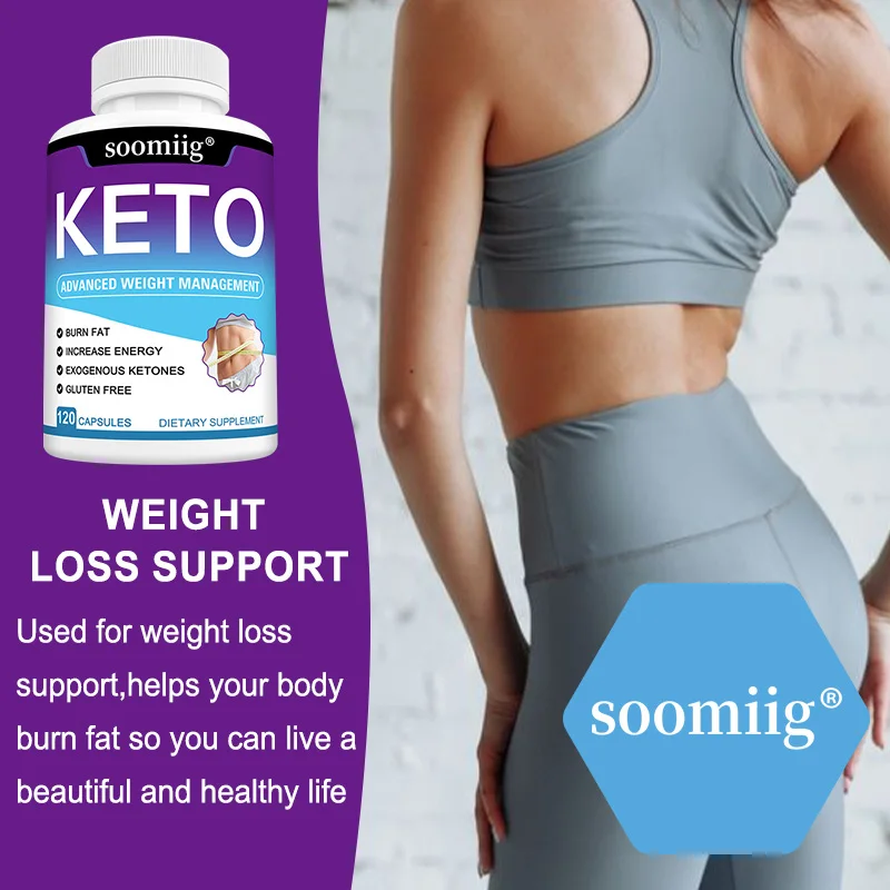 

Keto Supplement - Burn Fat, Weight Management, Speed Up Metabolism, Digestive Health, Appetite Control - 120 Capsules