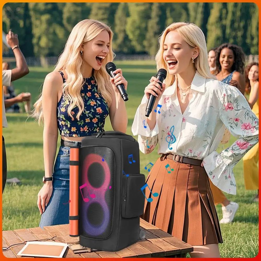 スピーカーダストカバージッパー開閉式両面スピーカー収納バッグ折りたたみ式スピーカーキャリーバッグ-jbl-partybox-310-320-アクセサリー用