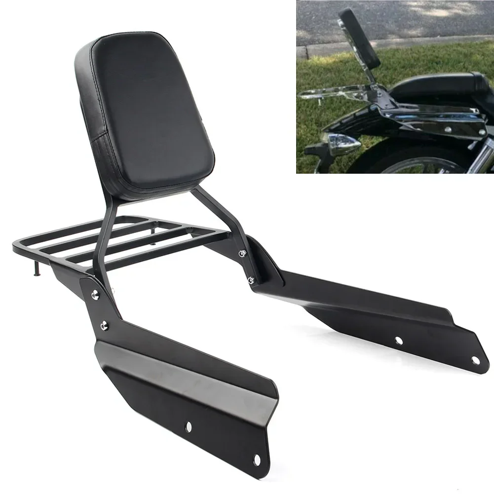 Motorcycle Sissy Bar Backrest Luggage Rack For Honda VTX 1300C 1800C VTX 1800F 2005 2006 2007 2008 2009 2010 2011 VTX1300C