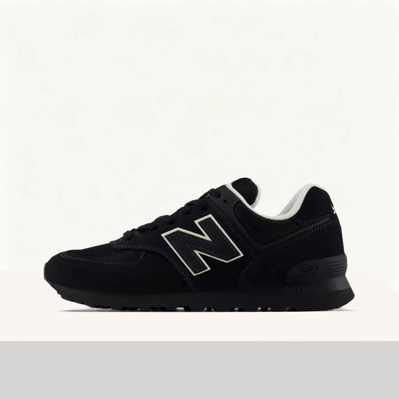 New Balance × Niko NB574 Unisex Black Low-Top Urban Runners – Comfortable Versatile Sole & Durable Commuter Fit U574NAB