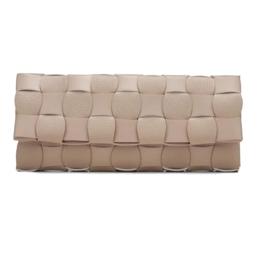 

CHUNLI Woven Evening Clutch Purses for Women PU Crossbody Shoulder Purse Handbag for Evening Formal Events Wedding Party
