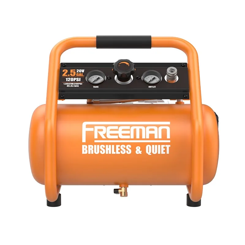 

Factory Freeman 6L 1.5 Gal Brushless Silent Battery Powered 20V Inflation Versatile Applications Cordless Air Compressor