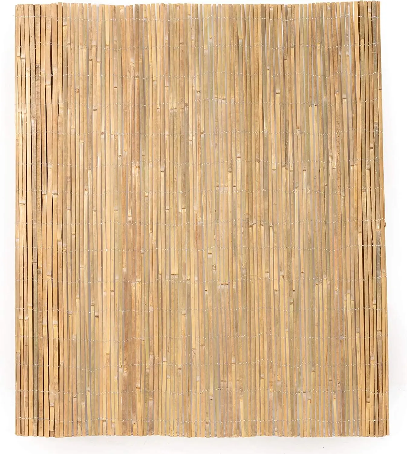 Eco-Friendly Bamboo Privacy Fence Roll, 1.8m x 4m for Balcony Wind and Sight Protection