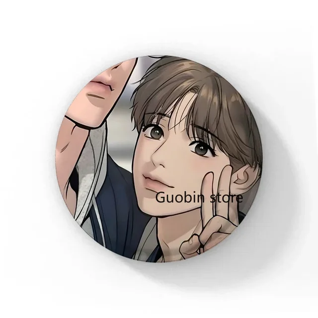 JinxManga Badges Anime Figure Tinplate Badge Pins Decorations