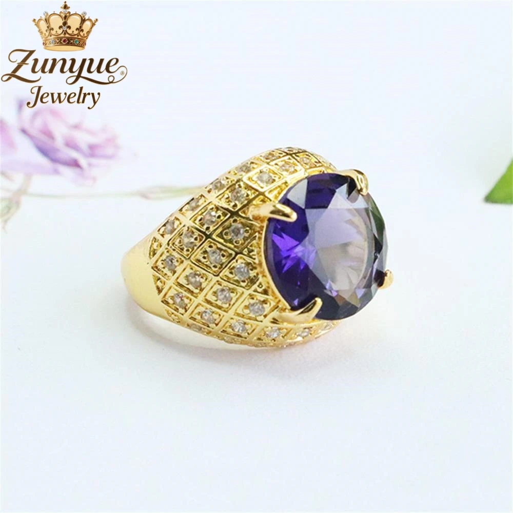 

High-End Colored Glass Diamond-Encrusted Hollowed-Out Ring Luxury Quality Fashion Fine Jewelry Exquisite Elegant Popular Charms