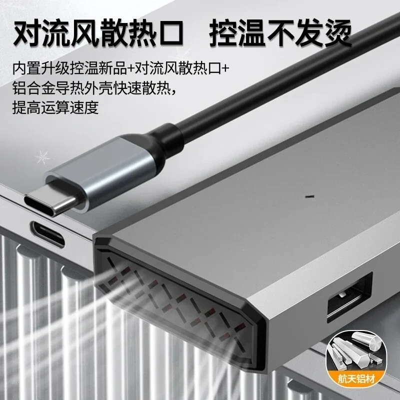 Type-c docking station Gigabit network port transfer HDMI 5-in-1 USBhub expansion