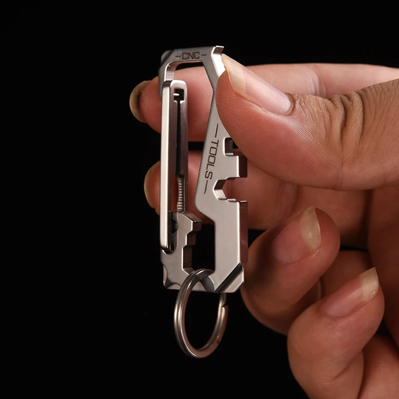 8 In 1 Multifunctional Key Ring, Portable Utility Tool