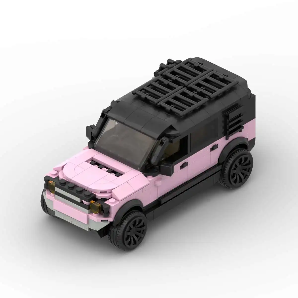 MOC Kreative Bausteine Stadt-Sportwagen Technisches Renn-SUV Geländewagen-Modell DIY Kinder-Puzzle Bausatz Spielzeug Geburtstagsgeschenk für Jungen – Detail 12