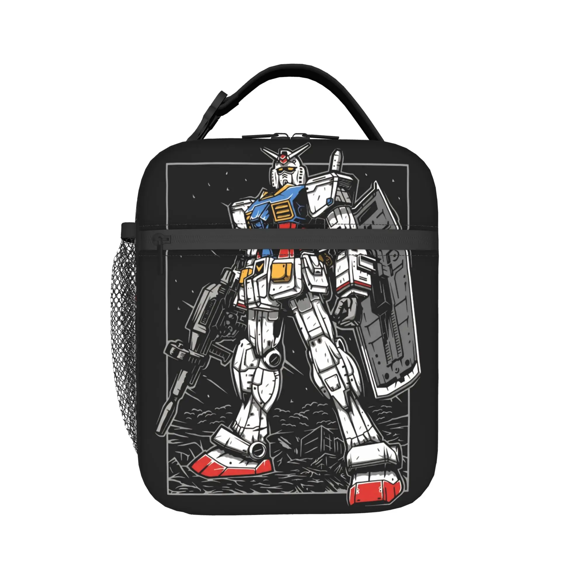 Lunch Box mobile suit gundams Merch  Lunch Container Y2K Thermal Cooler Lunch Box For School