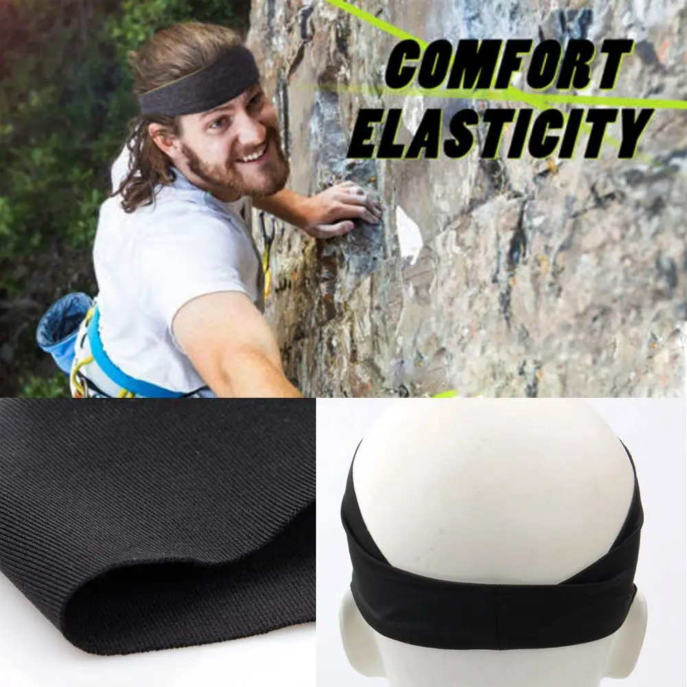 2025 Ultra-thin Elastic Yoga Headband Women/Men Multicolors Running Sport Hair Band Turban Outdoor Gym Sweatband