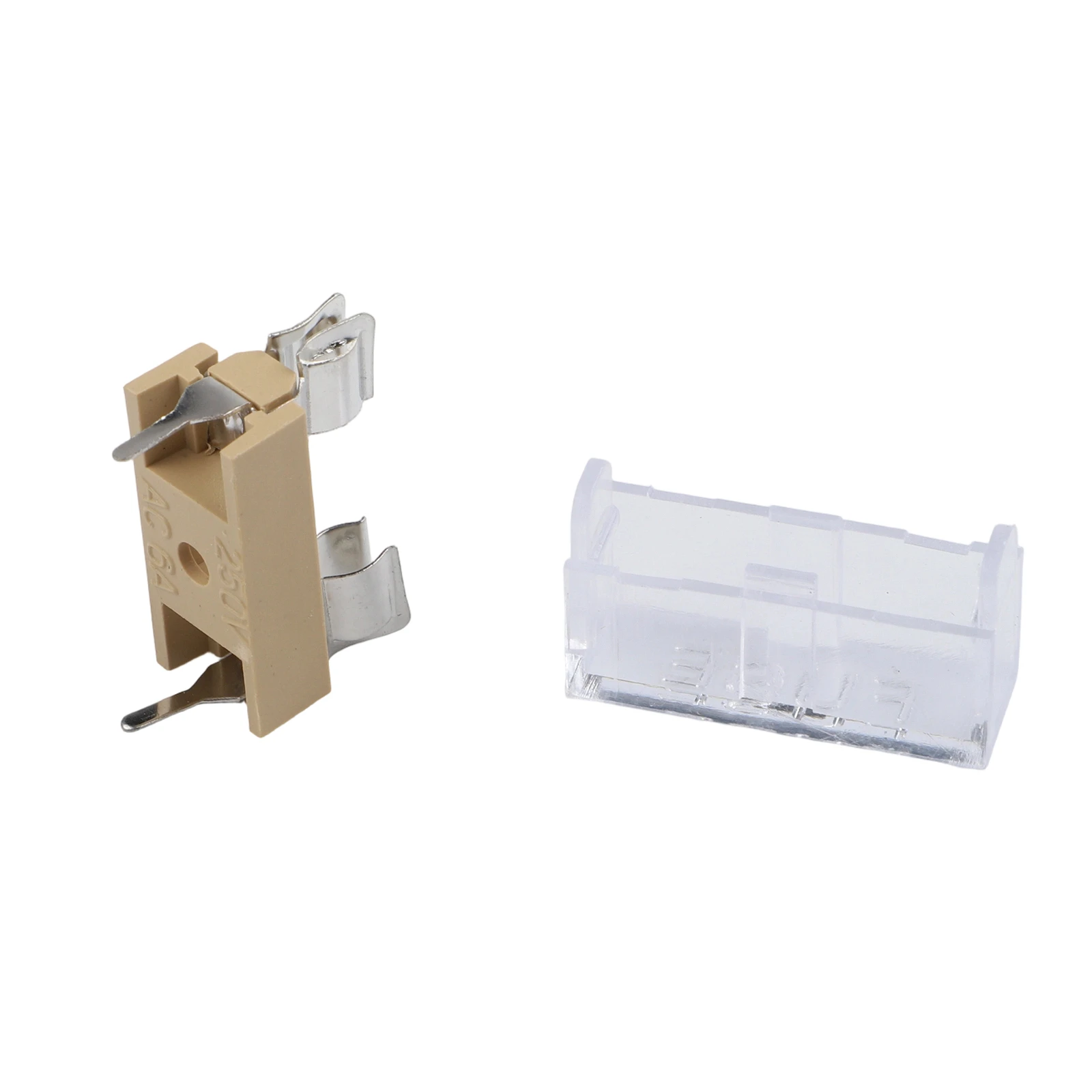 For Circuit Protection Transparent Cover 5*20 Fuse Holder As Shown High Conductivity Fuse Holder Clear Visual Indicator