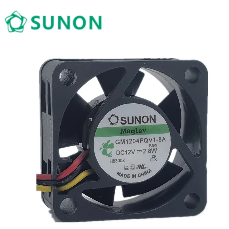 Sunon Maglev 40x40x28mm 4cm 4028 Server Fan 12V 2.8W 1U 2U Server Fan GM1204PQV1-8A Server Cooling Fan 3PIN