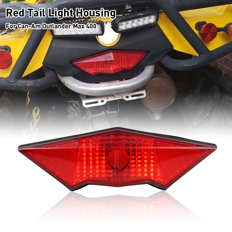 Red Tail Light Housing for Can-Am Outlander Max 400 500 650 800 2008-2022