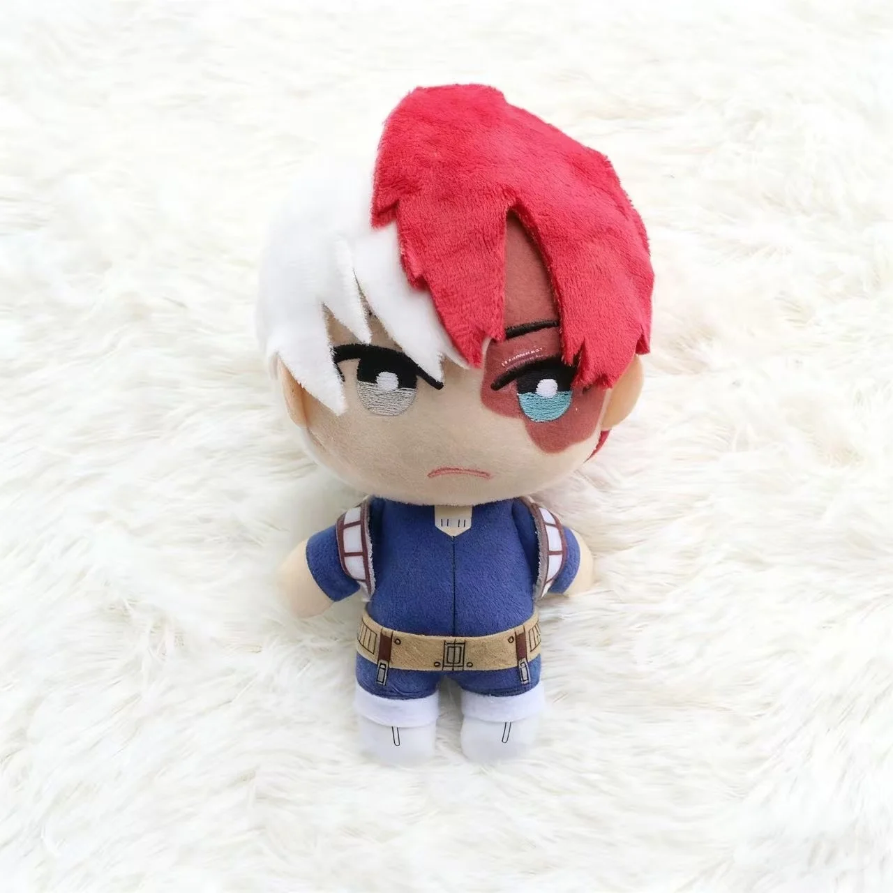 Porte-clés en peluche Midoriya Izuku Bakugou Katsuki Todoroki Shoto, figurine Cosplay, accessoires de dessin animé, 10/20cm