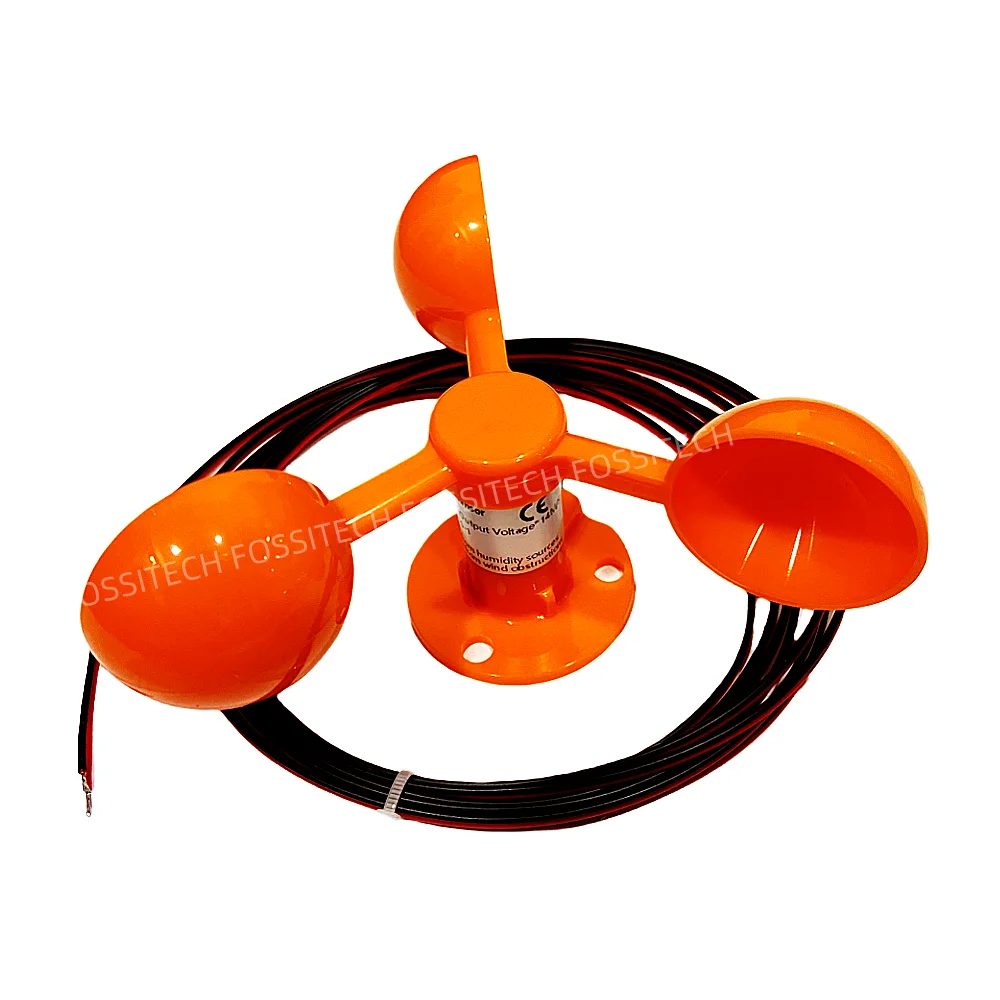 Imagem -03 - Vento Velocidade Sensor Anemômetro Faça Você Mesmo Três Cup tipo Medição de Velocidade do Vento 02v Tester Power Detector 100 Kmph F14cm