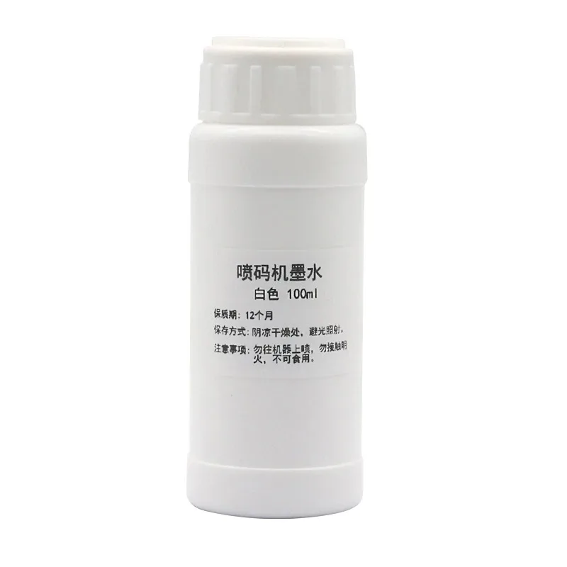 100ML Refillable Ink compatible 2588 JS10 JS12 for 12.7mm 25.4mm MiNi Printer Quick-drying Solvent Ink Portable Handheld Printer