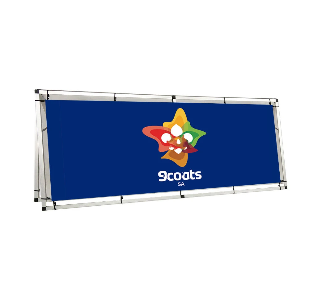 في الهواء الطلق طباعة مخصصة الربيع أفقي إطار راية/الجولف المنبثقة راية/المنبثقة العرض/5 قطعة 120X70 سنتيمتر مع شحن مجاني #4