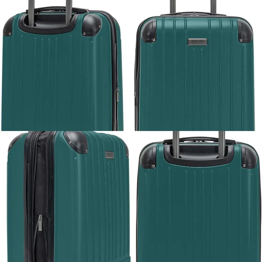 Midnight Turquoise 20 Expandable Hardshell Spinner Luggage with 8 Wheels