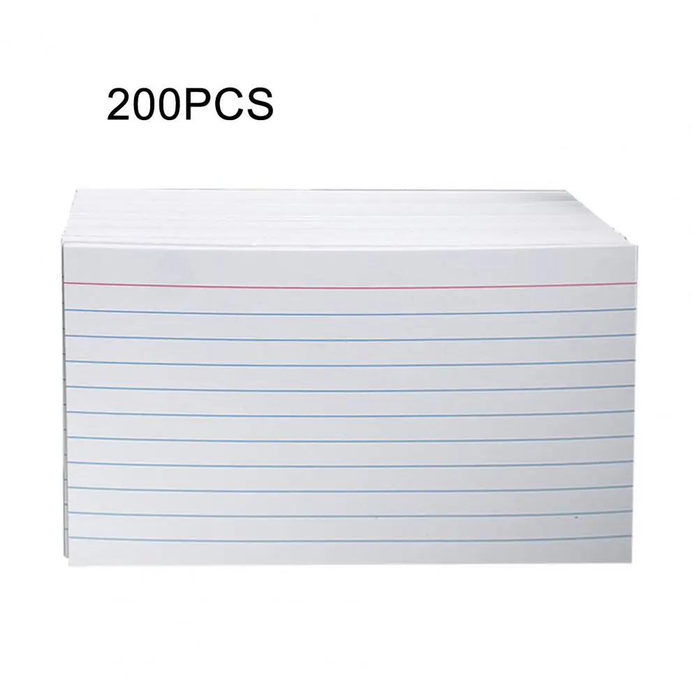 200 arkuszy małych grubych kart indeksowych wiszący otwór poziome wewnętrzne dokumenty informacyjne materiały biurowe
