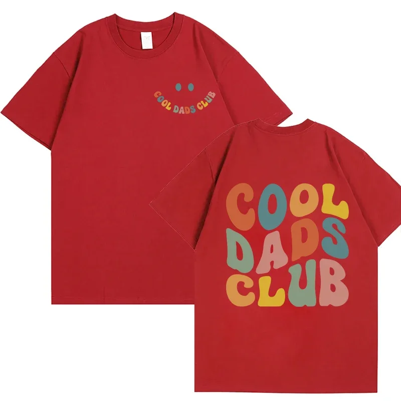 Cool Dad Clun Shirt for Men Clothing Dads Birthday T-shirts Front Back Print Tshirts for Grandfather Husband Tee Shirts Homme