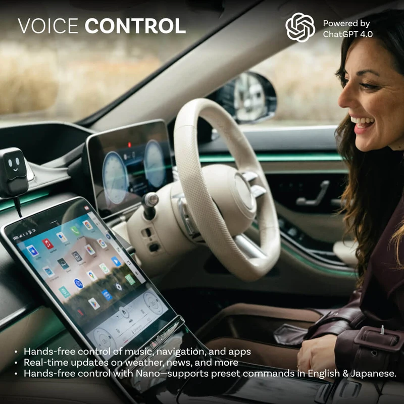 2025 Ottocast Nuovo Smart AI Box Nano Wireless Carplay Android Auto CarPlay Magic Dongle Carplay Adattatore AI Box per Auto Media AA