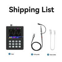 ABVA-DSO1C81 2.8 Inch Handheld Digital Oscilloscope 80M Bandwidth Oscilloscope 250M Signal Generator 2 In 1 Oscillometer