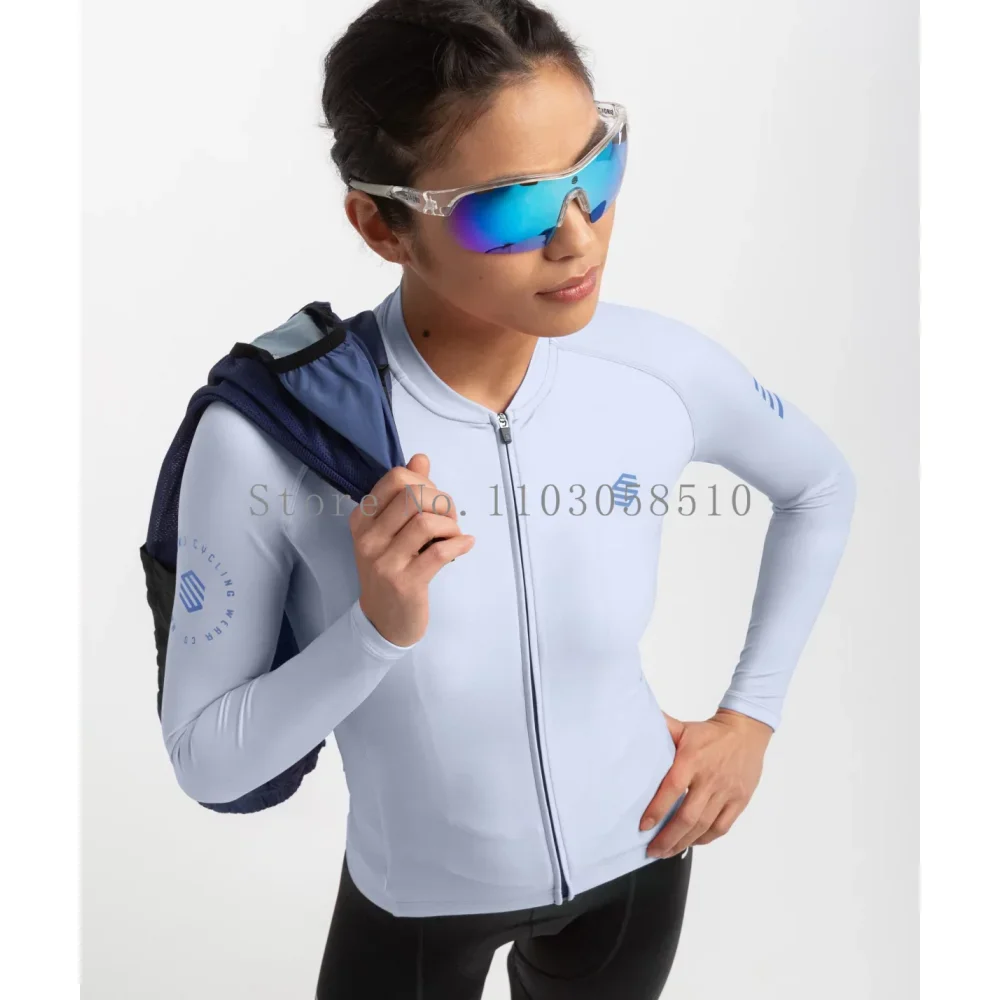siroko women long sleeve cycling jersey ultralightweight Premium Anti-UV Sweatshirt Cycling Suit Autumn Quick-Dry Racing Uniform - Image 3