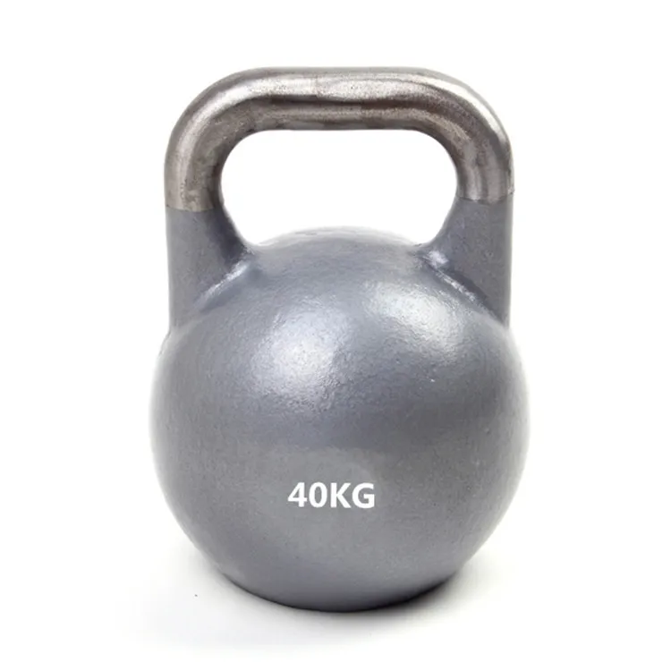 2026 Top Quality Home Gym Polished Steel Handle Competition Kettlebellpromote Sales