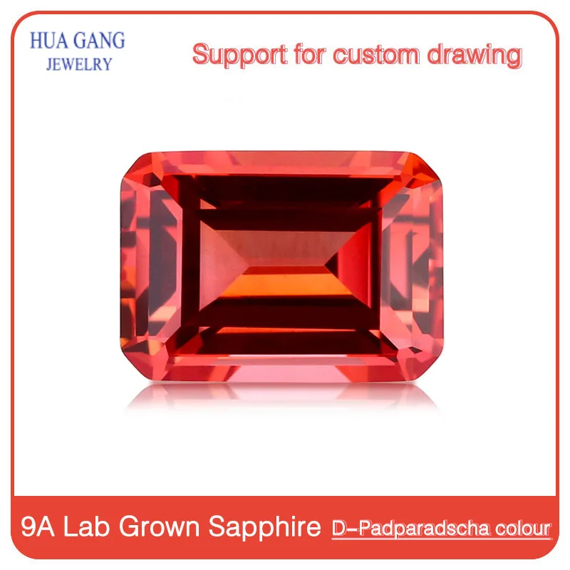 شكل قطع الزمرد زراعة الأحجار الكريمة ألوان متعددة روبي الياقوت الزمرد مختبر نمت بواسطة Czochralski أحجار كريمة مفكوكة #4