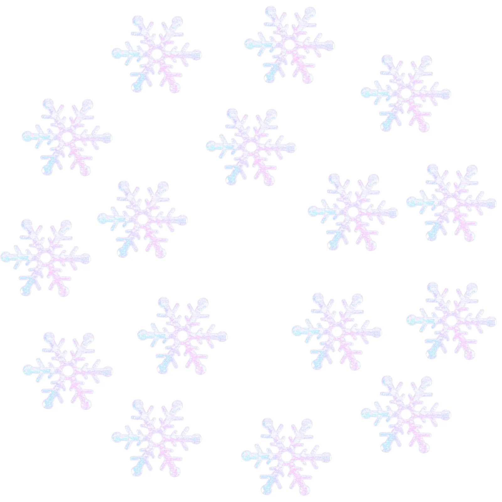 

600Pcs Snowflake Confetti Beautiful Silver Tone Party Decorations Safe Non-Toxic Material Family Banquet Xmas Decoration