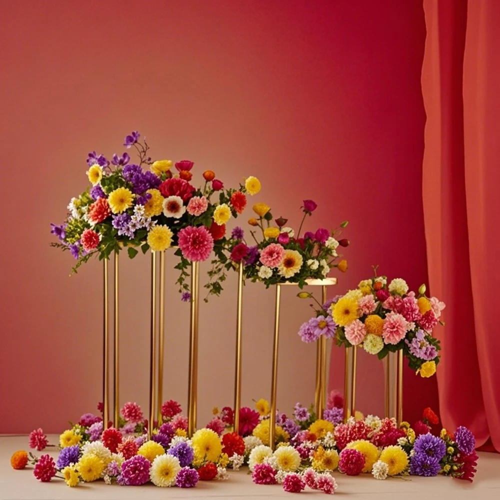 

4-10pcs)40-100cm) Freely-Assembled Wedding table Arch centre Piece for tabletop Stage Decoration for Wedding Parties and Events