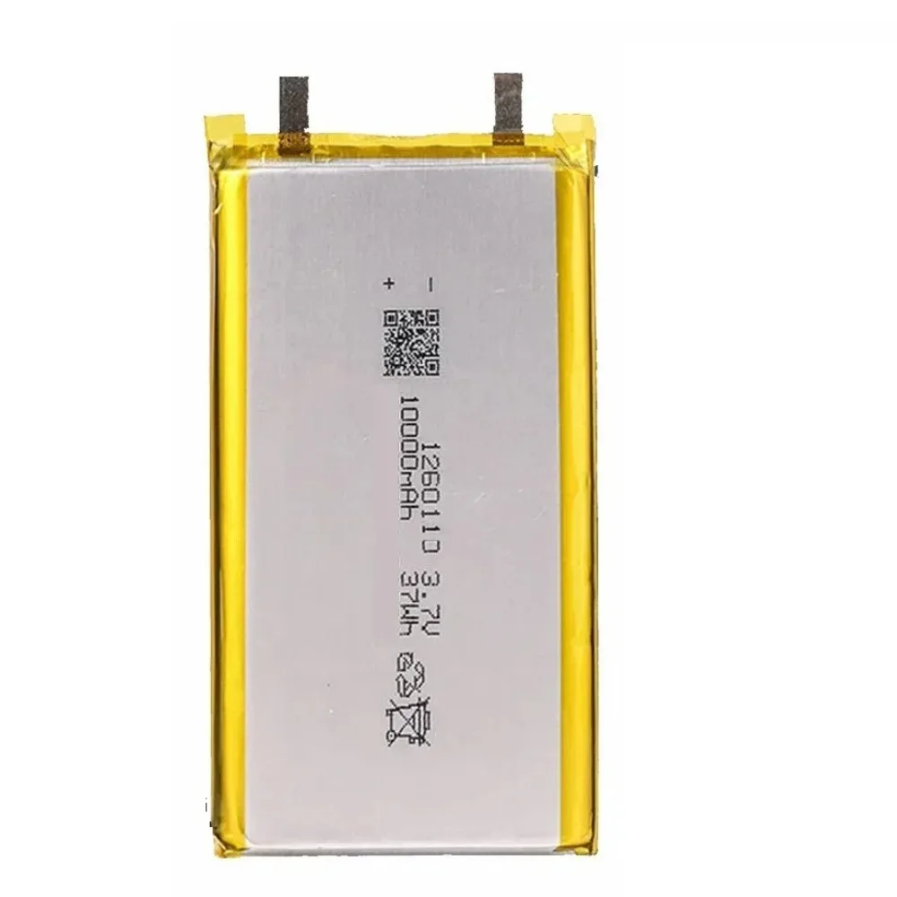 1260110 Bateria 3,7 V 10000 mAh litowo-polimerowy o dużej mocy do Power Bank GPS Baterie litowe o dużej pojemności 100% prawdziwa pojemność