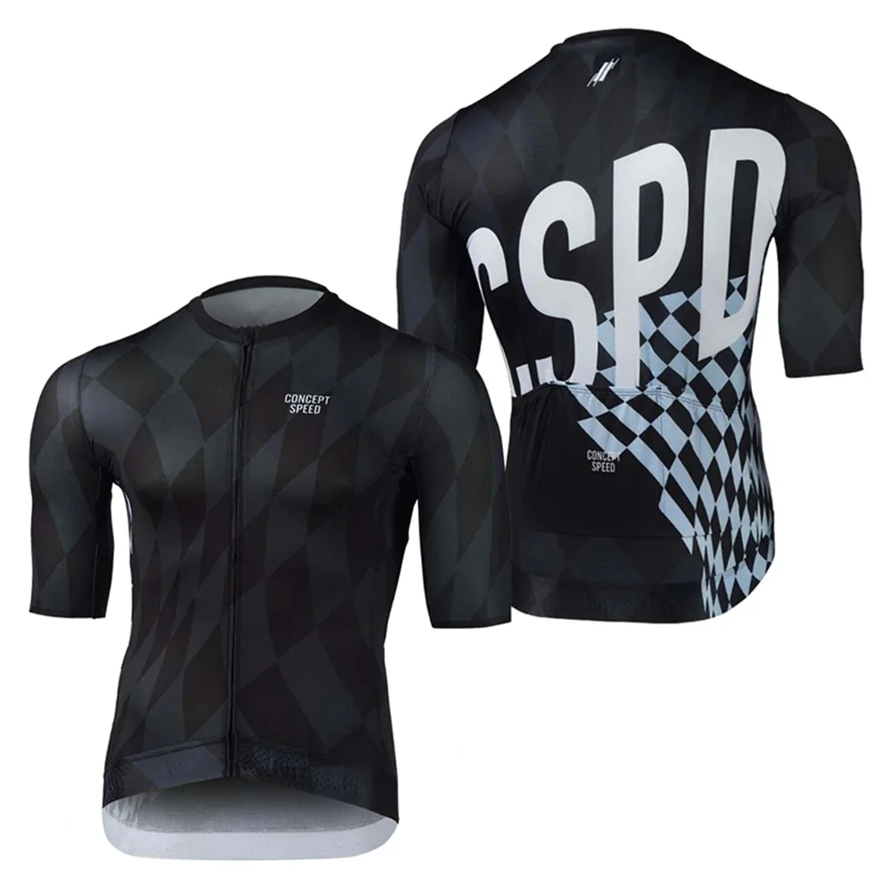 C S P D New Arrival Cycling Men's Short Sleeve Lightweight Jerseys Maillot Ciclismo Pro Team Quick Dry Mtb Road Bike Apparel