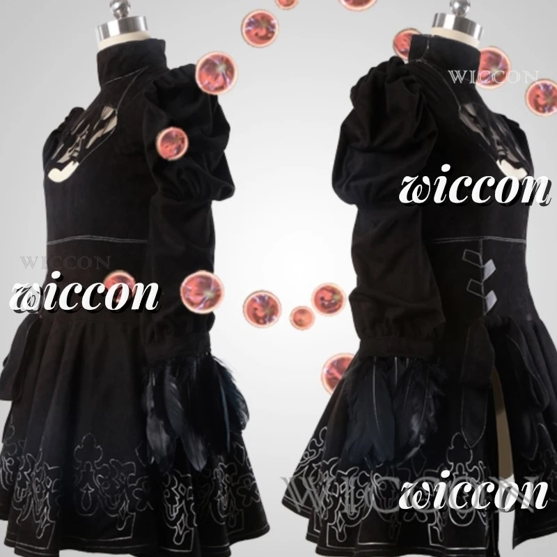 2B/2P Cosplay Costume Game 2B Cosplay Dress YoRHaa No. 2 Type B Cosplay Female 2P Costume Two Styles Women Cosplay