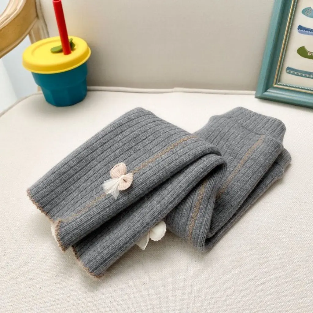 

Утолщенные осенне-зимние штаны на флисовой подкладке для девочек, интегрированная верхняя одежда, брюки, детские теплые уютные леггинсы